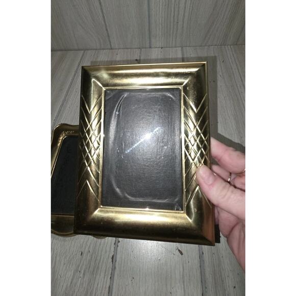 Vtg Gold Tone Ornate 5x7 Picture Frames Brass? Photo Memories Gallery Wall - Picture 3 of 8